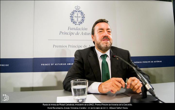 FOTOGALERÍA. Premios Príncipe de Asturias. Rueda de prensa de la ONCE