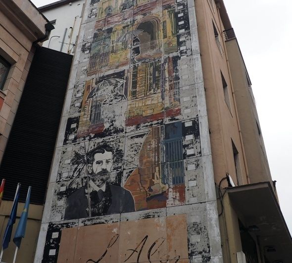Concurso para la elaboración de un mural en  la calle Santa Clara, 1 de Oviedo
