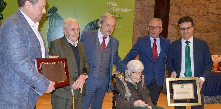 José Fernández Meana y Teresa Sánchez Amandi "Paisanos del año"