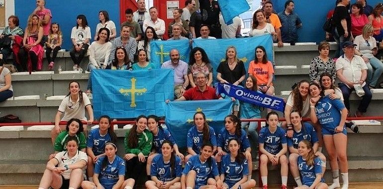 Las cadetes del Oviedo BF terceras en el sector del Campeonato de España