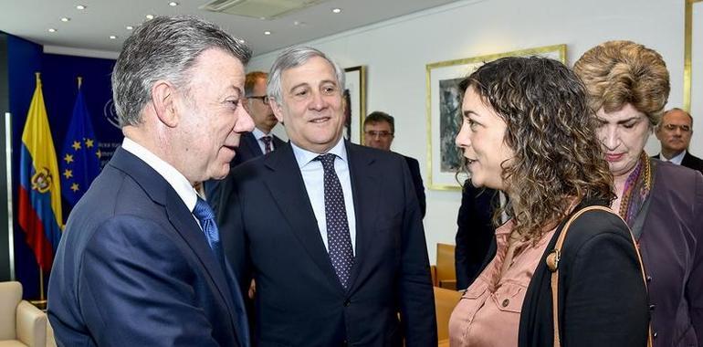 Tania González transmite al presidente Santos su preocupación por el proceso de paz en Colombia