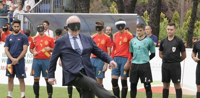 España debuta con victoria en el mundial de Fútbol-5 para ciegos