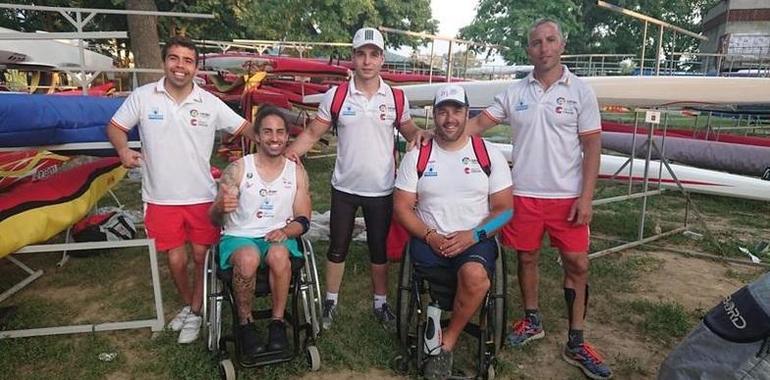 Cinco palistas paralímpicos representan a España en el Europeo de Belgrado