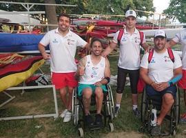 Cinco palistas paralímpicos representan a España en el Europeo de Belgrado