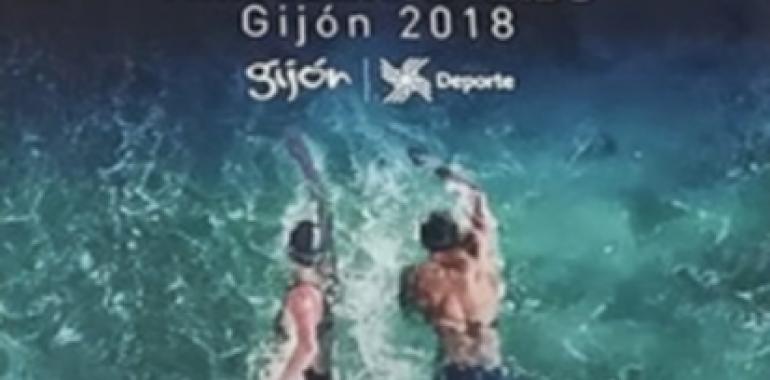Playas de Gijón, segunda prueba del V Circuito de Travesías a Nado Gijón