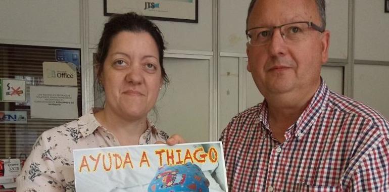 Acción solidaria con la familia del asturianín Thiago