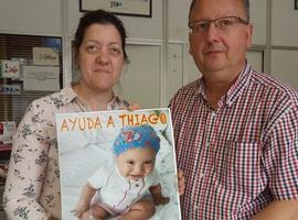 Acción solidaria con la familia del asturianín Thiago