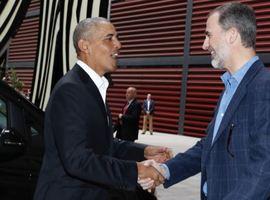 Don Felipe y Barack Obama en el Centro de Arte Reina Sofía