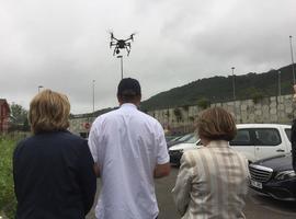 Conejillos de Indias asturianos para testar los drones de Tráfico