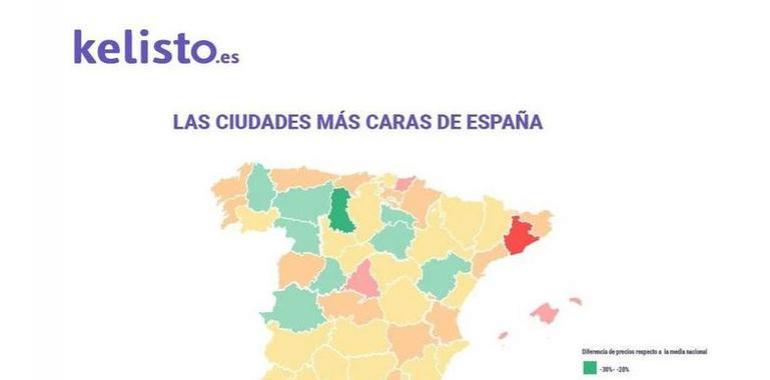 Oviedo es la novena capital de provincia más cara de España