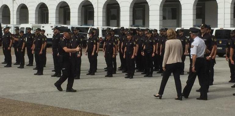 Asturias recibe a 7 inspectores y 60 policías en prácticas