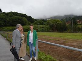 El campo de rugby de Oviedo pasa el ecuador