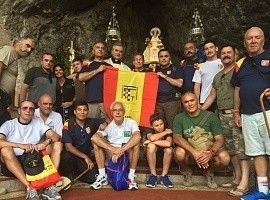 Los reservistas de ARES realizaron la peregrinación de Oviedo a Covadonga