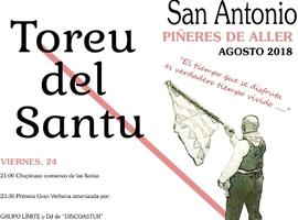 Piñeres revive su ancestral Toreu del Santu