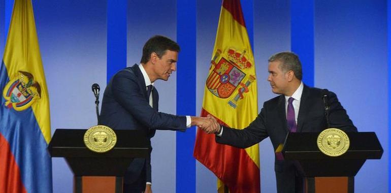Colombia agradece el decidido apoyo de España a su proceso de paz