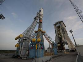 El primer Soyuz que lanzará Europa, listo para el despegue