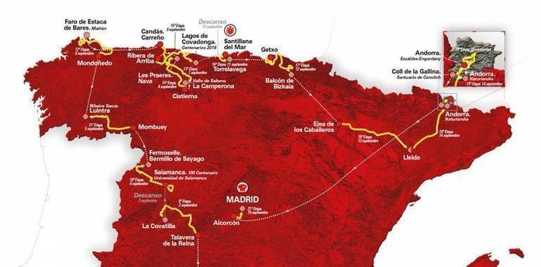 Cerca de 6 millones siguieron las etapas asturianas de la Vuelta 