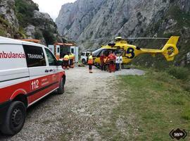 Rescatado el cuerpo del montañero fallecido en Tielve (Cabrales)