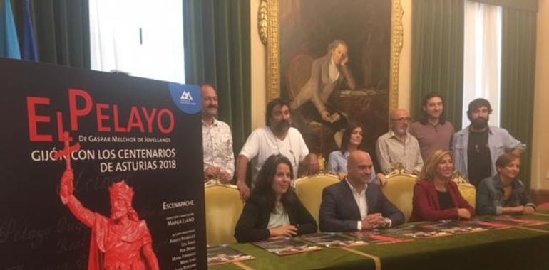 “El Pelayo” de Jovellanos se sube a las tablas en Gijón