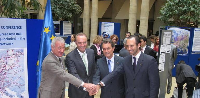 Los presidentes de Catalunya, Valencia,  Illes Balears y  Murcia, satisfechos por el Corredor Mediterráneo 