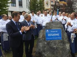 La Cofradía del Desarme ya tiene un parque en Oviedo