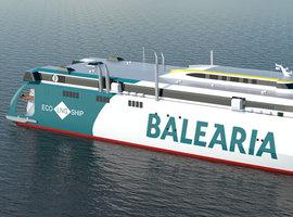 Baleària construye en Gijón el primer catamarán de alta velocidad por gas 