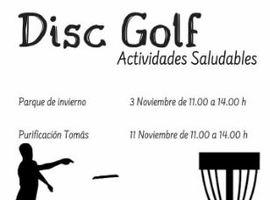 Probando el Disc Golf en el Parque de Invierno de Oviedo