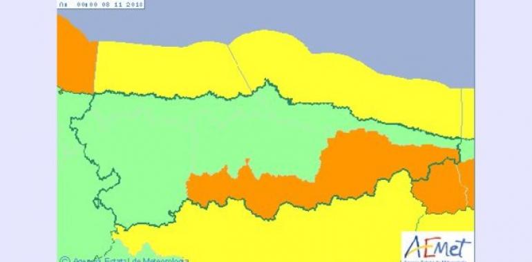 Alerta en Asturias por vientos de más de 100 kilómetros hora