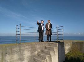 La Delegada del Gobierno visita las instalaciones de la Autoridad Portuaria de Gijón