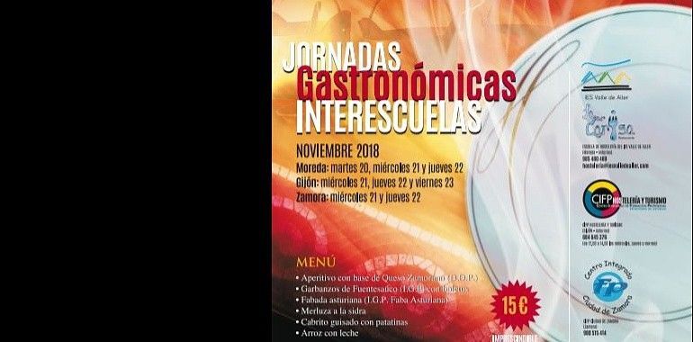 I Jornadas Gastronómicas Interescuelas Ruta Vía de la Plata
