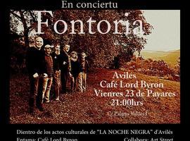 El folk de Proyecto Fontoria, en el café Lord Byron de Avilés