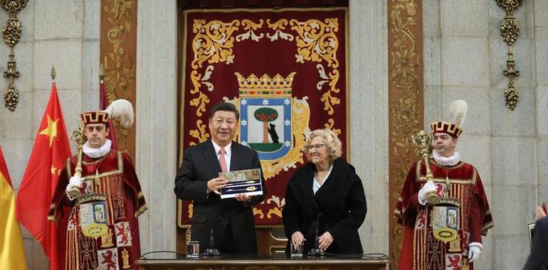 Xi Jinping: La llave de Madrid abre “aún más la puerta de la amistad y el intercambio”
