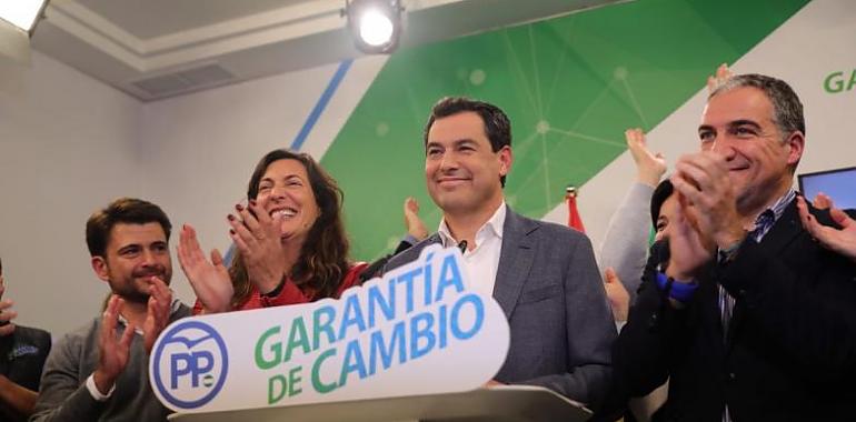 Juanma Moreno asegura que Ciudadanos asumirá el apoyo de VOX