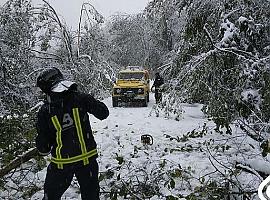 Declarada preemergencia por nevadas en carreteras de Asturias