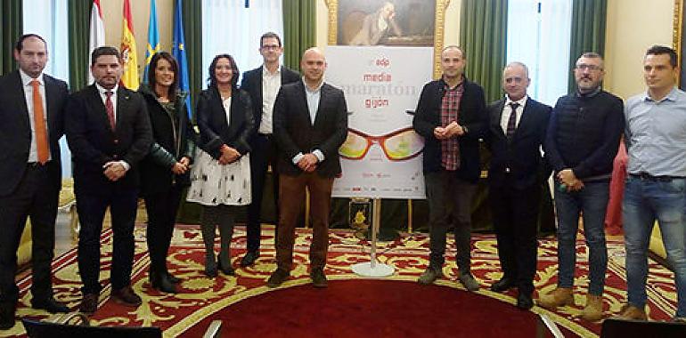 Gijón/Xixón presenta la 9ª EDP MEDIA MARATÓN "Villa de Jovellanos"
