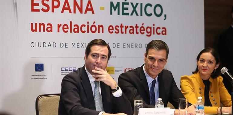 Sánchez traslada el apoyo del Gobierno a la actividad empresarial española en México