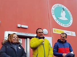 Pedro Duque y Rosa Menéndez inauguran la remodelación de la Base Antártica Juan Carlos I