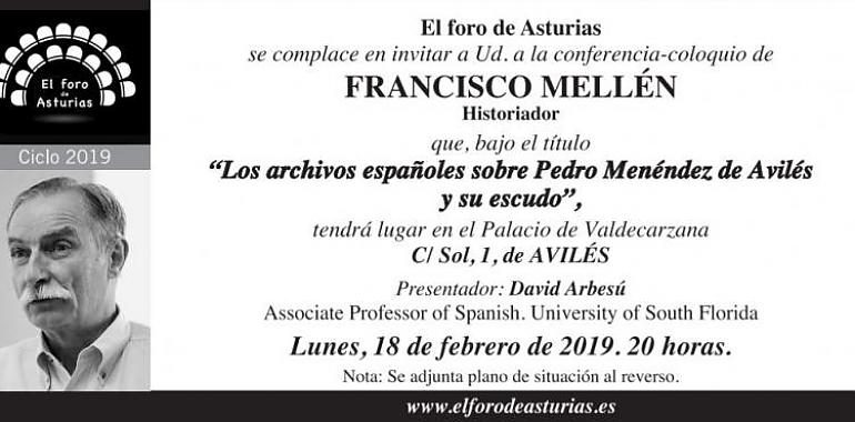 El Foro de Asturias rendirá homenaje a Pedro Menéndez de Avilés