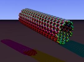 Los nanotubos de carbono permiten generar microcomponentes mecánicos 