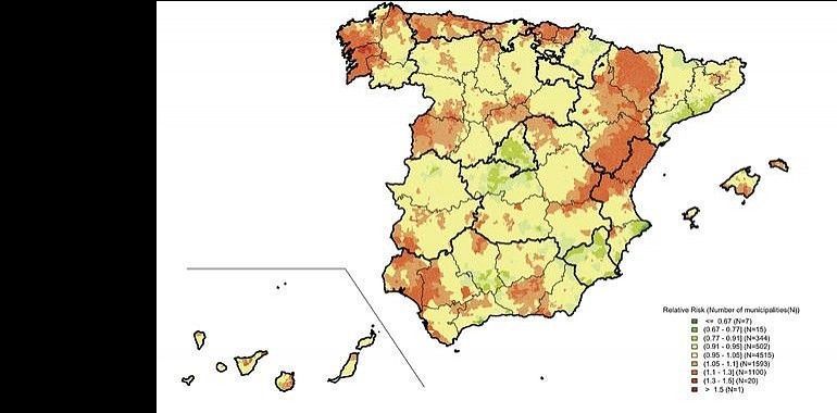 La mayor mortalidad por cáncer de próstata en España, en Galicia y Asturias