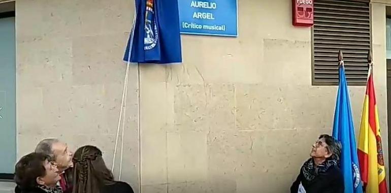 Aurelio Argel cuenta ya con una calle en el corazón de Oviedo