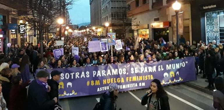 Cien mil voces en Gijón por la igualdad y contra el machismo