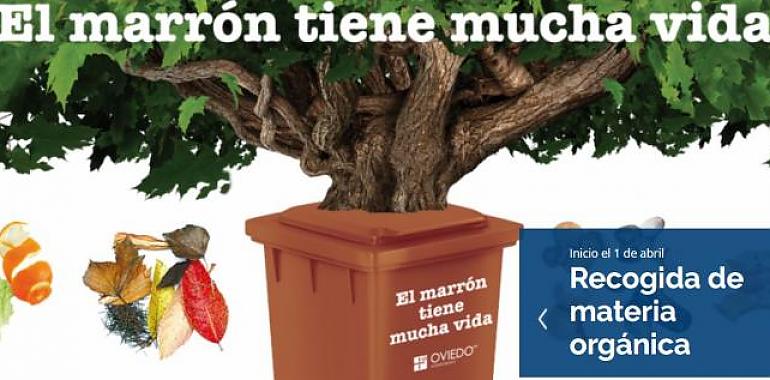 Oviedo recoge la basura orgánica por separado desde el 1 de abril