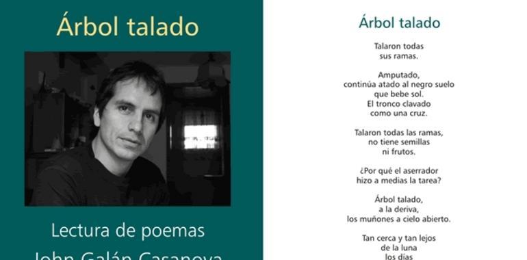 Lectura antológica de John Galán en Casa de Poesía Silva