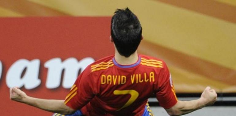 David Villa único asturiano candidato al Balón de Oro