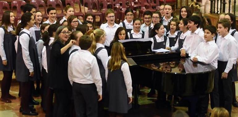 Concierto del Coro Infantil de la Fundación Princesa en San Claudio