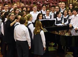 Concierto del Coro Infantil de la Fundación Princesa en San Claudio