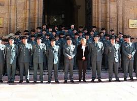 Futuros comandantes de la Guardia Civil completan prácticas en Asturias