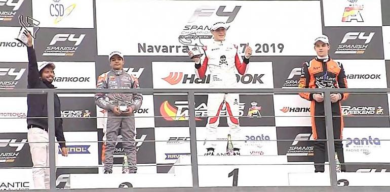 Franco Colapinto domina la primera carrera de la F4 española en Navarra