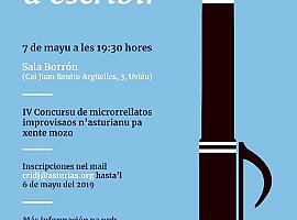 Cuarto concurso de microrrelatos improvisados en asturiano para jóvenes